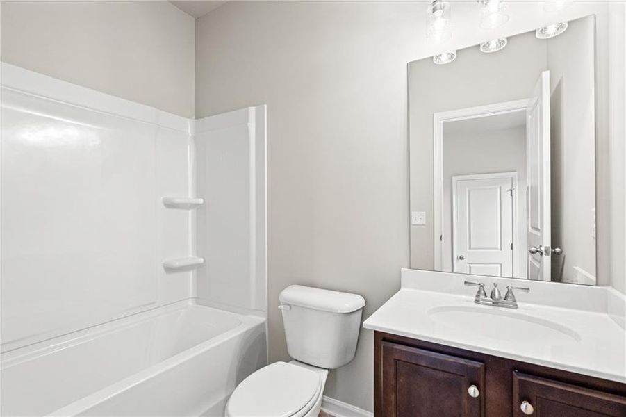 Furnished interior view inside a new home in , Flowery Branch (Image 2).