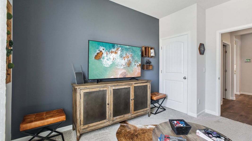 Furnished interior view inside a new home in The Parks, White House (Image 28). Furnished interior view inside a new home in The Parks, White House (Image 28).