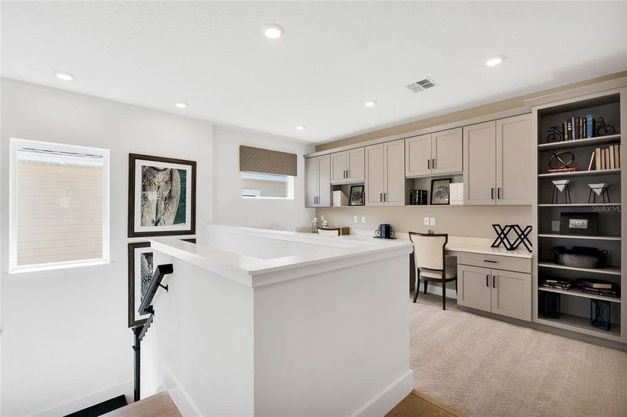 Furnished interior view inside a new home in Northlake At Ovation, Winter Garden (Image 21).