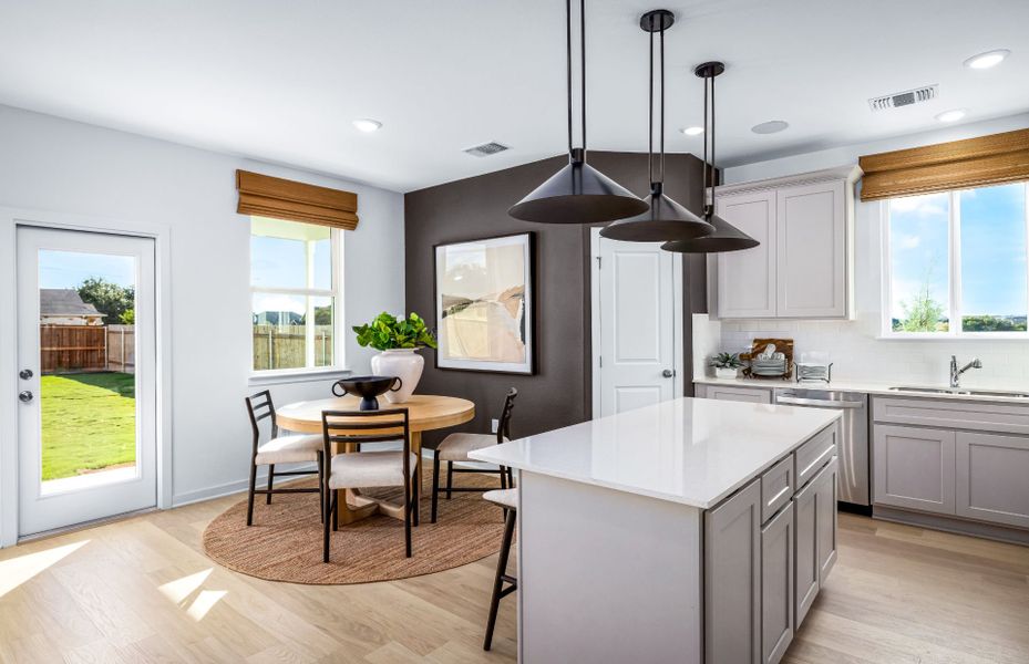 Representative furnished interior of a home built from the Sandalwood by Pulte Homes in Sunfield, Mustang Ridge (Image 9).