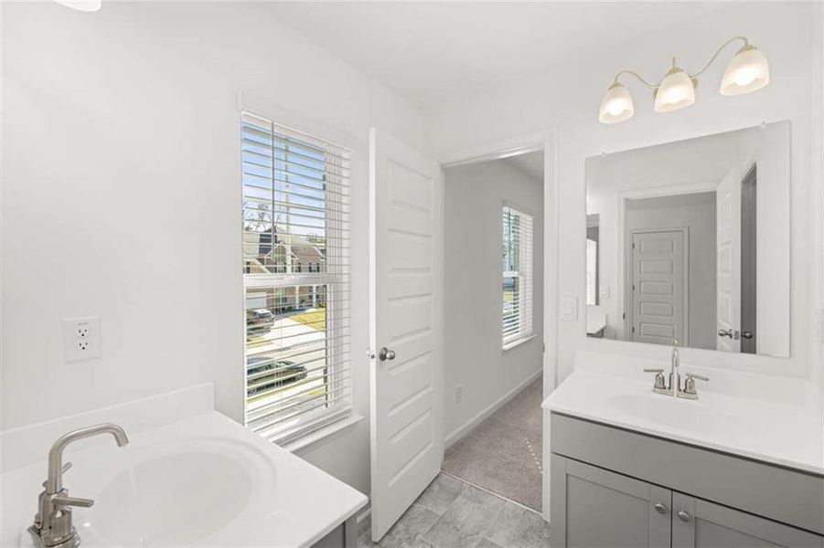 Furnished interior view inside a new home in Water Oak Estates, Lawrenceville (Image 14).