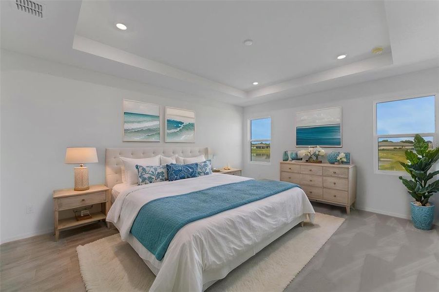 Furnished interior view inside a new home in Creekside Run at Babcock Ranch, Punta Gorda (Image 8). Furnished interior view inside a new home in Creekside Run at Babcock Ranch, Punta Gorda (Image 8).