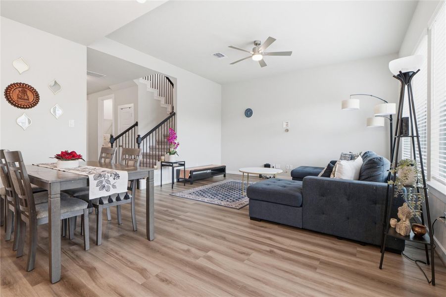 Furnished interior view inside a new home in University Heights, Round Rock (Image 13).