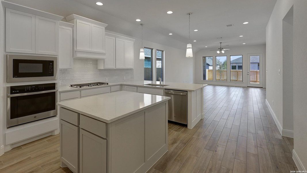 Furnished interior view inside a new home in Kallison Ranch, San Antonio (Image 17).