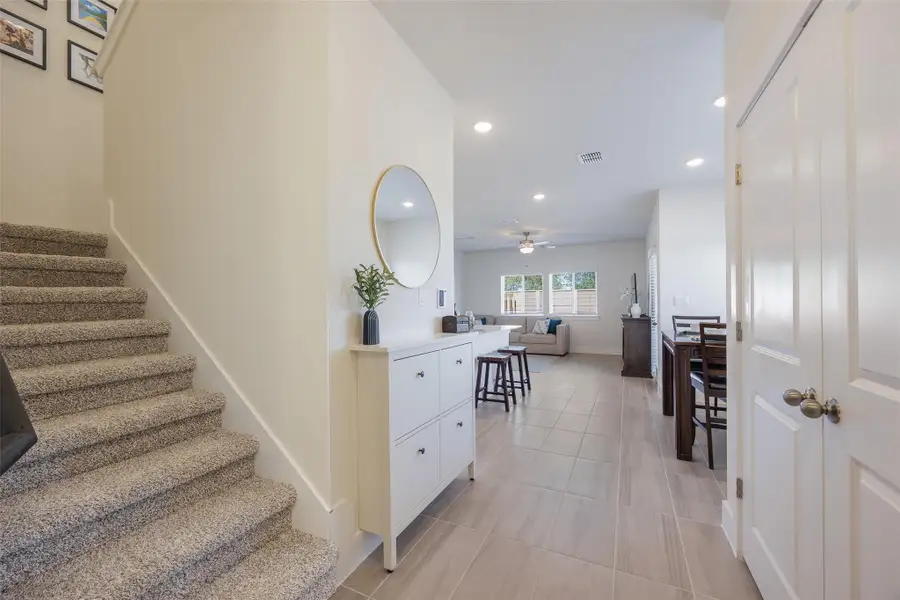 Furnished interior view inside a new home in Saddle Creek, Georgetown (Image 5). Furnished interior view inside a new home in Saddle Creek, Georgetown (Image 5).