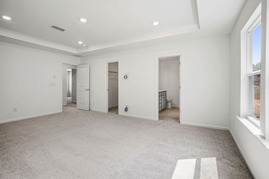 Spacious, unfurnished interior of a new home in Michaux Gardens, Belmont (Image 58).