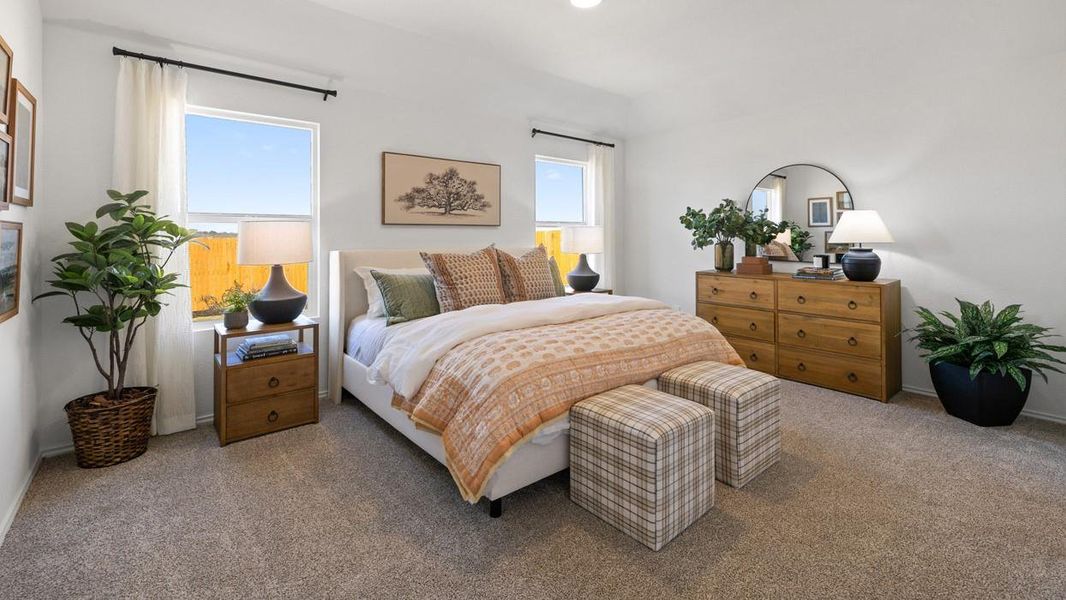 Furnished interior view inside a new home in Prairie Lakes, Buda (Image 12). Furnished interior view inside a new home in Prairie Lakes, Buda (Image 12).