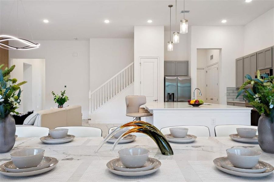 Furnished interior view inside a new home in , Kissimmee (Image 18).