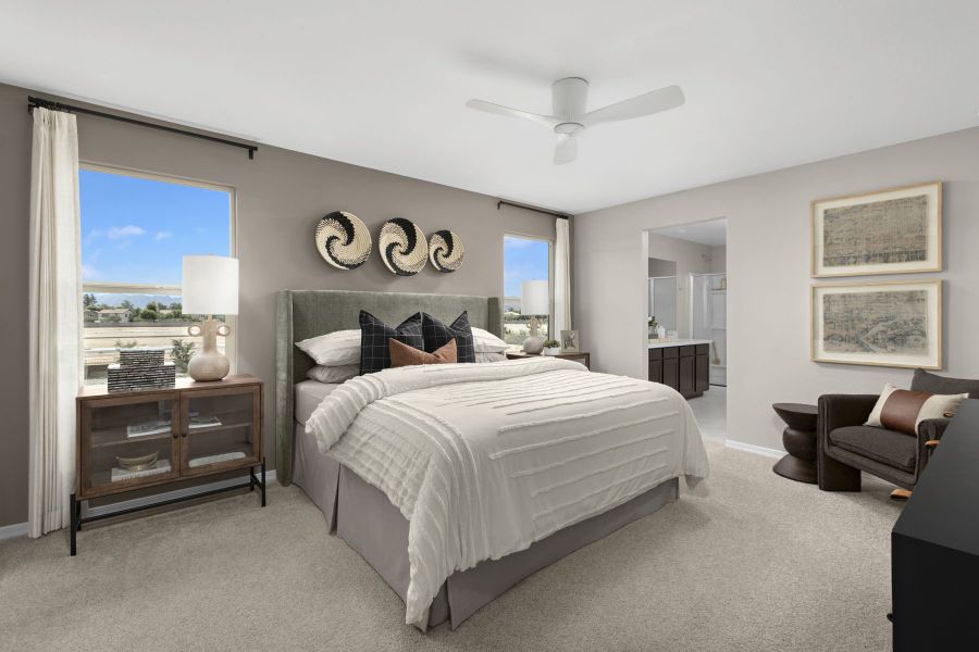 Representative furnished interior of a home built from the Toffee by Mattamy Homes in Baker Farms, Phoenix (Image 14).