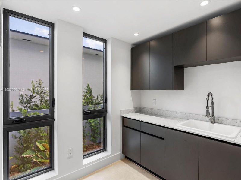 Furnished interior view inside a new home in , Miami Shores (Image 42).