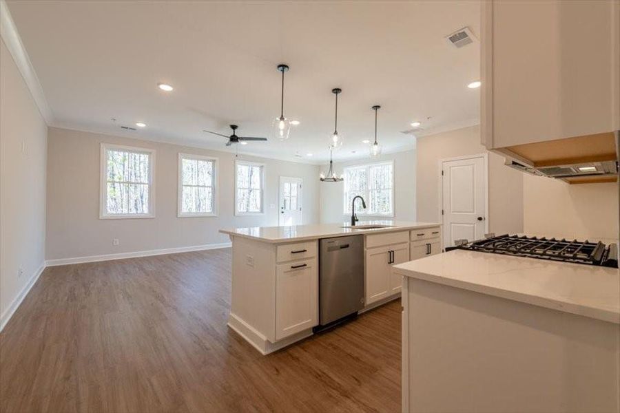 Furnished interior view inside a new home in Cherokee Township, Acworth (Image 8).