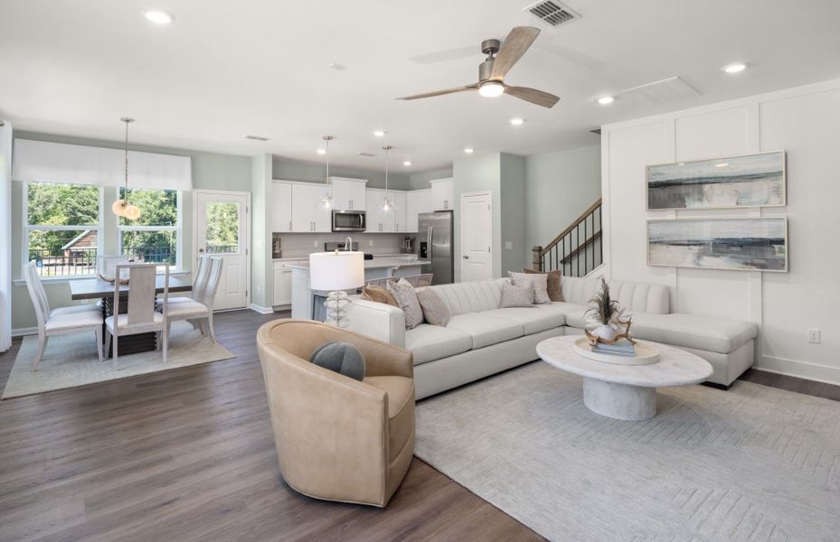 Furnished interior view inside a new home in McConnell Ridge, McLeansville (Image 13).
