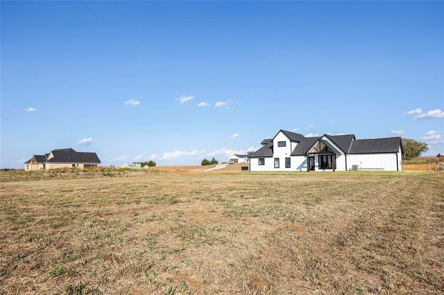 View of yard featuring a rural view