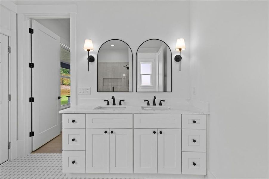 Furnished interior view inside a new home in , Dacula (Image 5).