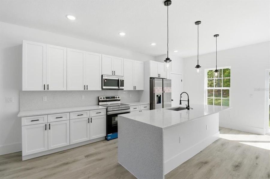 Furnished interior view inside a new home in , Citrus Springs (Image 11).