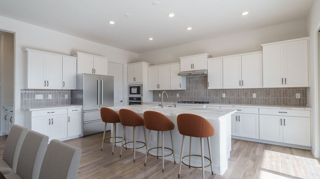 Furnished interior view inside a new home in Harmony at Montecito in Estrella, Goodyear (Image 6).