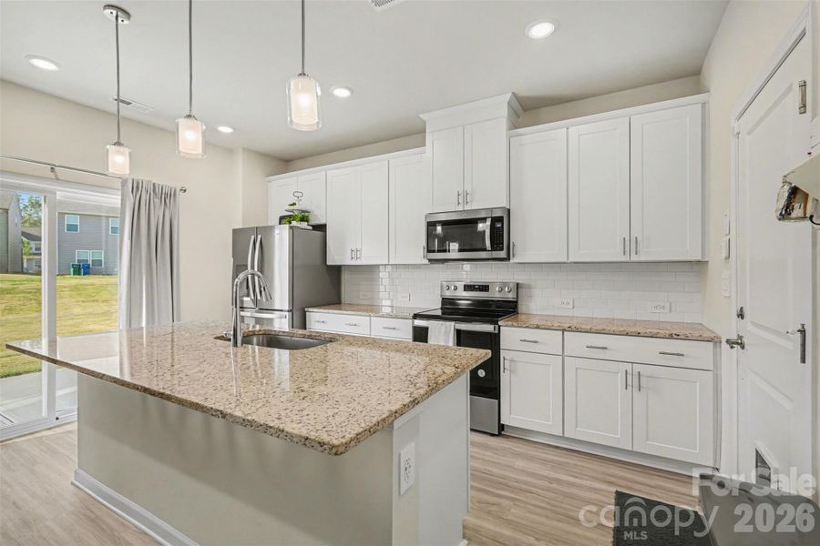 Furnished interior view inside a new home in Morgan Hills, Albemarle (Image 9).