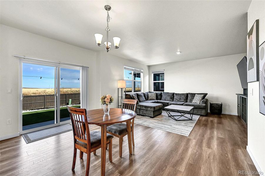 Furnished interior view inside a new home in Settlers Crossing, Commerce City (Image 11).