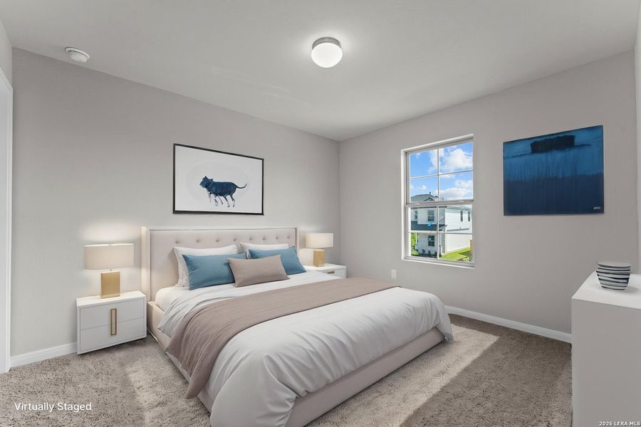 Furnished interior view inside a new home in Verano Farms, San Antonio (Image 7).
