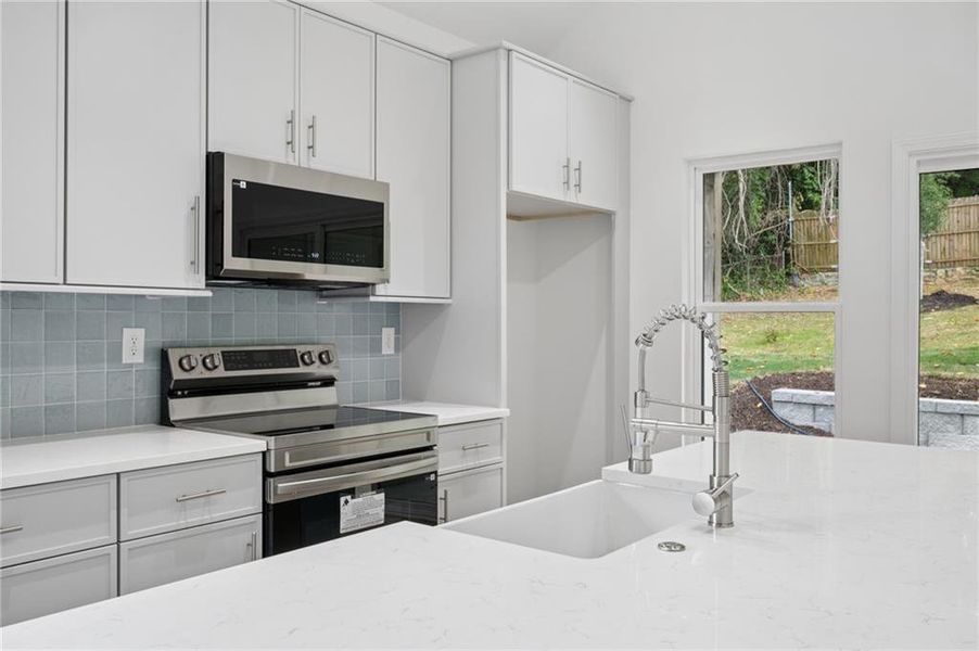 Furnished interior view inside a new home in , Atlanta (Image 5).
