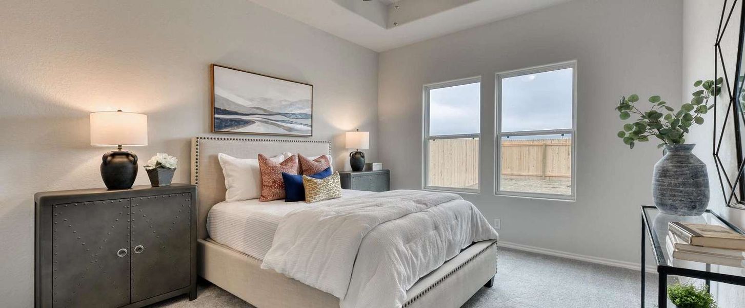 Representative furnished interior of a home built from the Carter by Ashton Woods in Nopal Valley, San Antonio (Image 4).