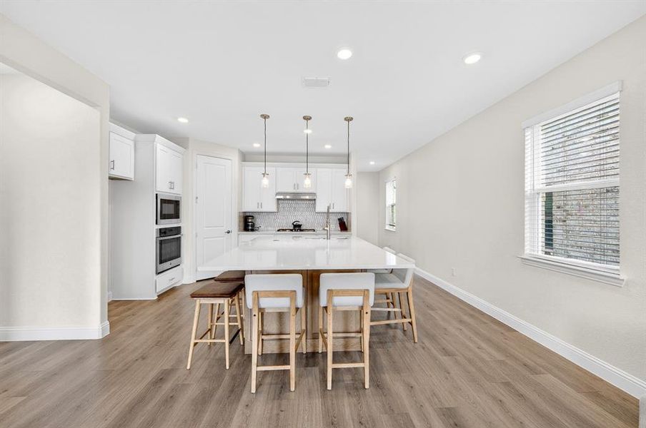 Furnished interior view inside a new home in South Oak, Lakewood Village (Image 8).