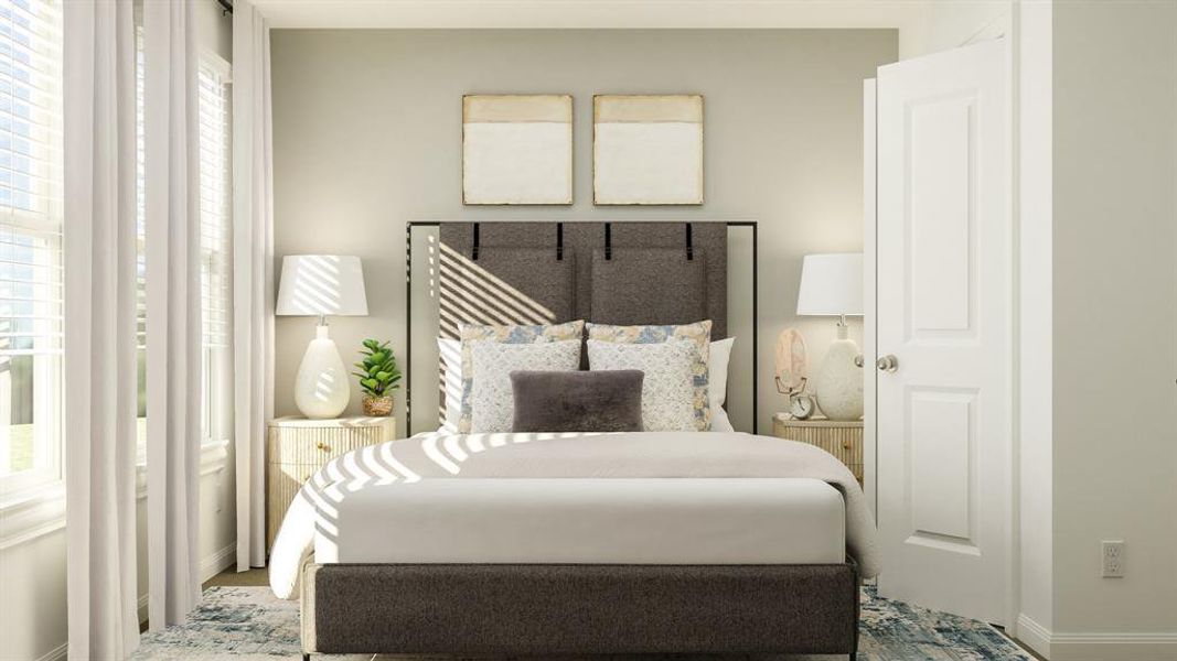 Furnished interior view inside a new home in Plum Creek North, Kyle (Image 3).