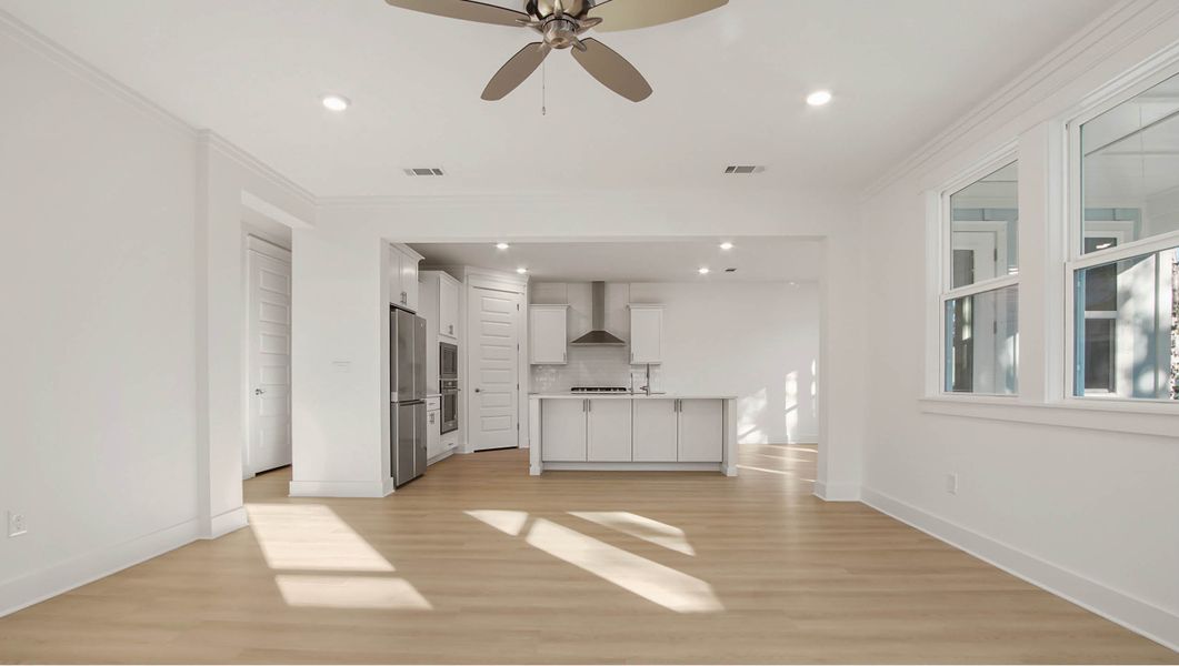 Representative unfurnished interior of a home built from the Ava by D.R. Horton in Parkside, Santa Rosa Beach (Image 18).