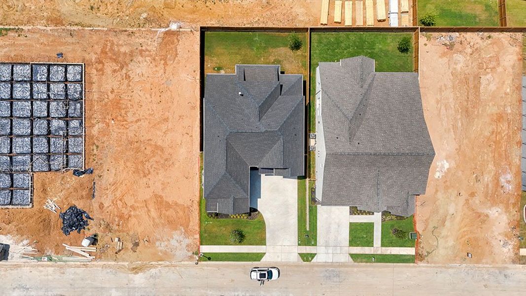 In-progress construction of a new home in Furst Ranch, Argyle, TX (Image 41).