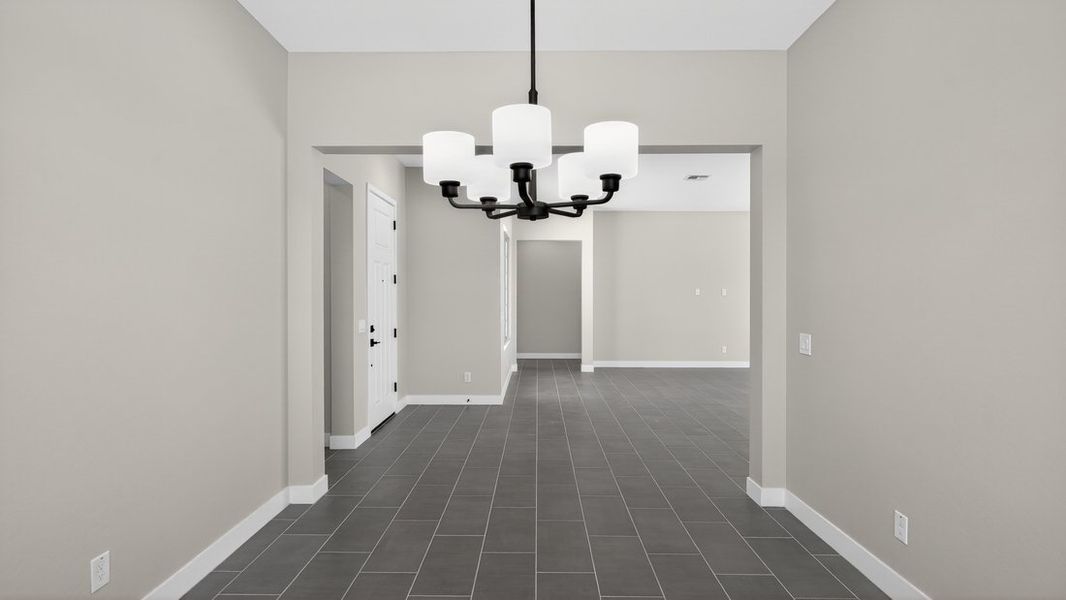 Spacious, unfurnished interior of a new home in Estrella, Goodyear (Image 9). Spacious, unfurnished interior of a new home in Estrella, Goodyear (Image 9).