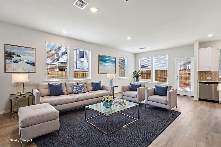 Furnished interior view inside a new home in Pinewood Trails - City Series, Atascocita (Image 13).