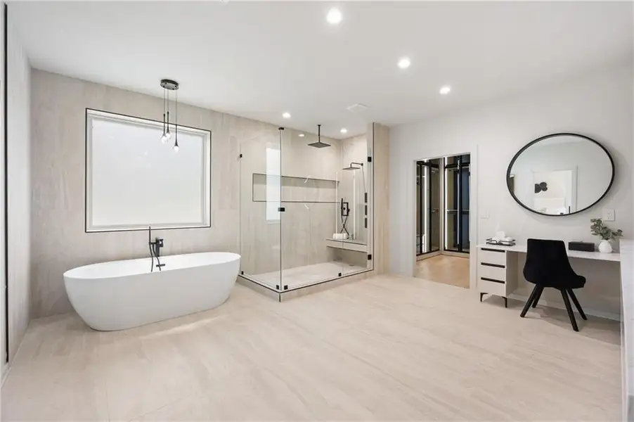 Furnished interior view inside a new home in , Sandy Springs (Image 40).