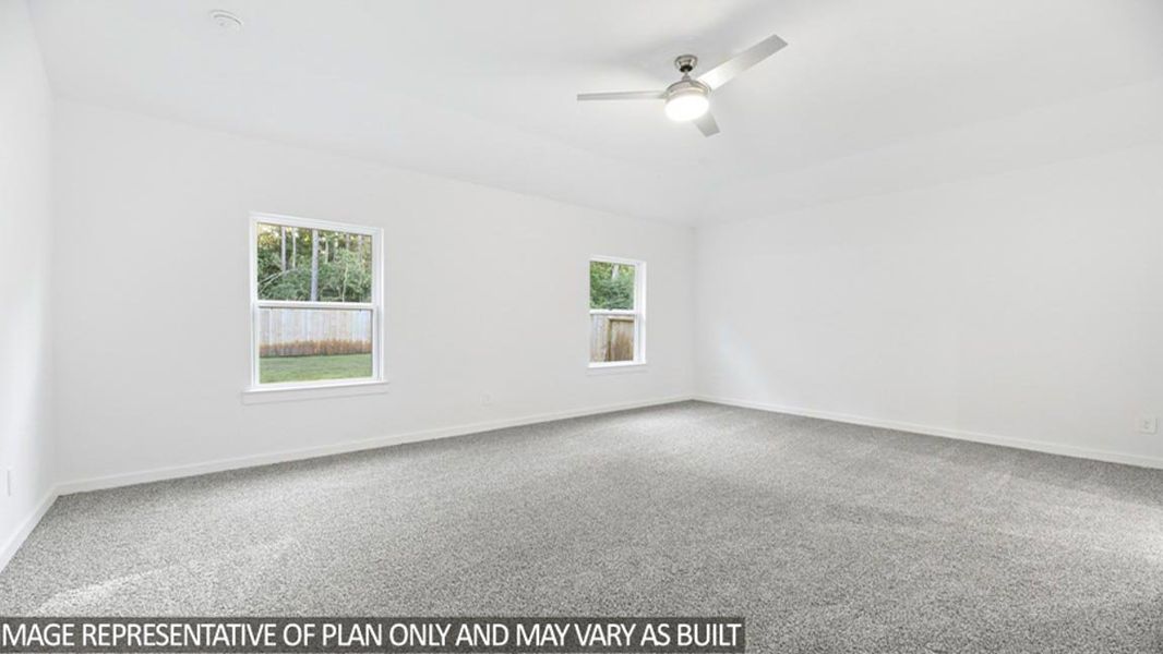 Spacious, unfurnished interior of a new home in Hills of Westlake, Conroe (Image 15).