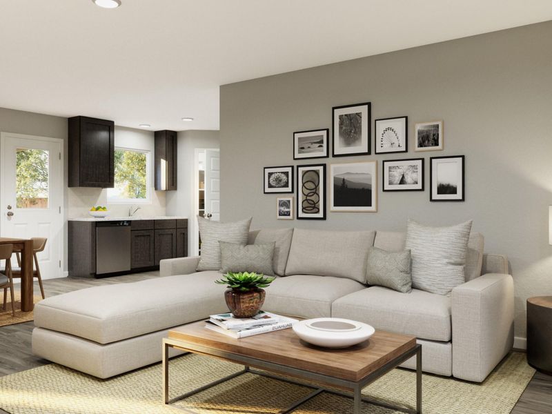 Photos are a representation of the floor plan. Options and interior selections will vary.