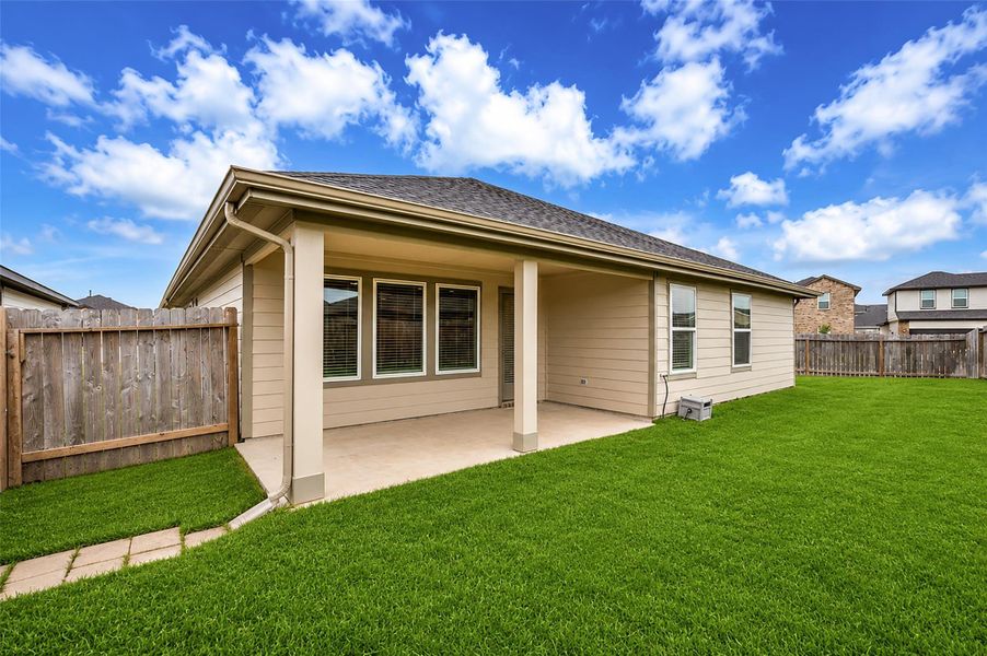 Exterior details and patio area of a home in , Fulshear (Image 23). Exterior details and patio area of a home in , Fulshear (Image 23).