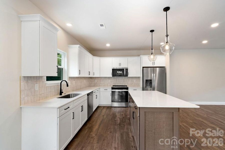 Furnished interior view inside a new home in , Asheville (Image 10).