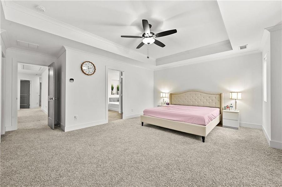 Furnished interior view inside a new home in , Buford (Image 27). Furnished interior view inside a new home in , Buford (Image 27).