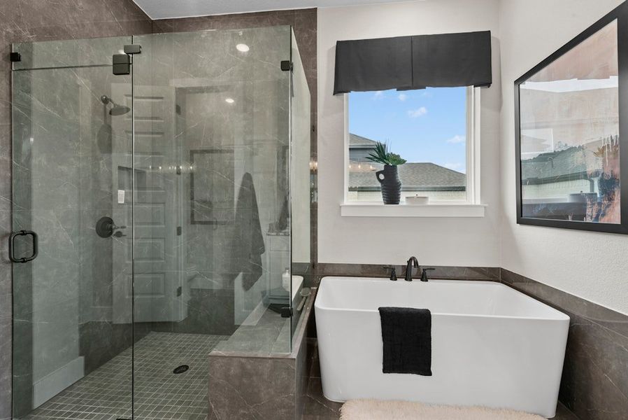 Representative furnished interior of a home built from the Oltorf by Scott Felder Homes in Foxbrook, Cibolo (Image 35).