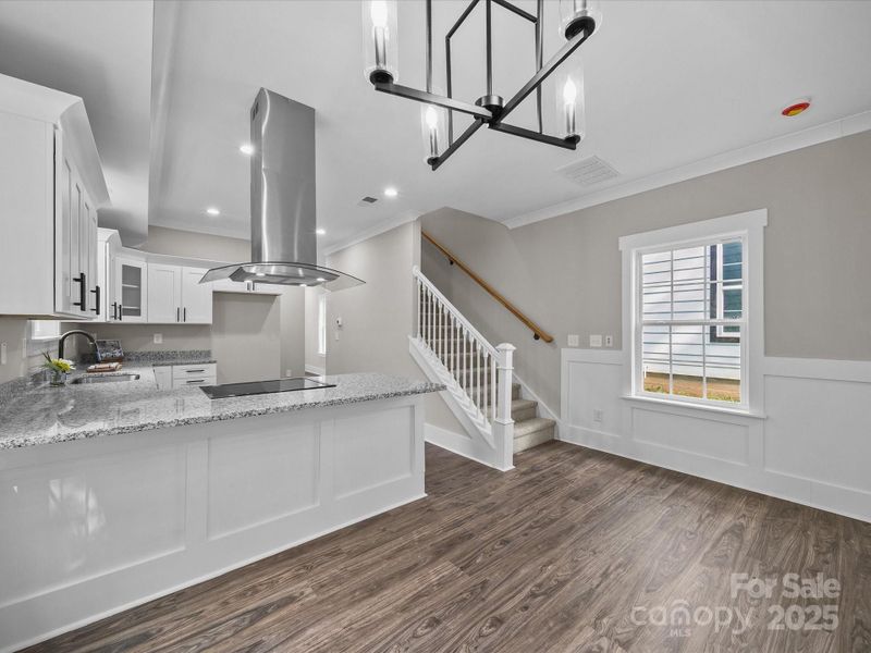 Furnished interior view inside a new home in , Charlotte (Image 13).