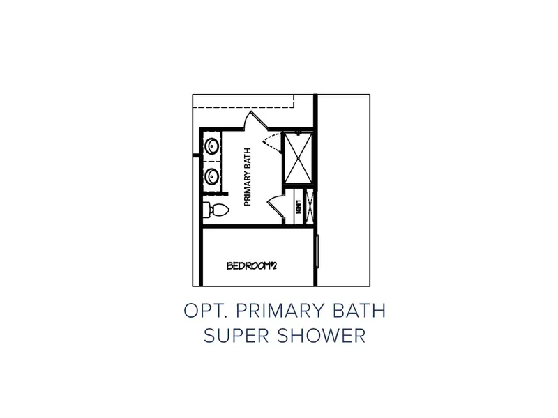 2D floor plan layout for the The Madison by My Home Communities in Sutton’s Landing, Statham, GA (Image 10).