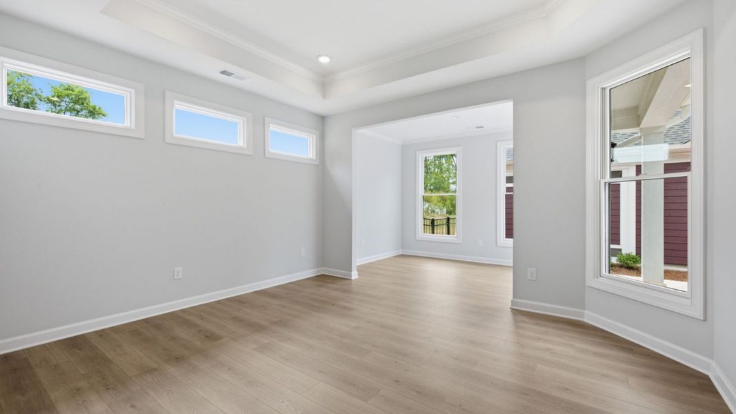 Spacious, unfurnished interior of a new home in The Courtyards at Oak Grove, Durham (Image 27).