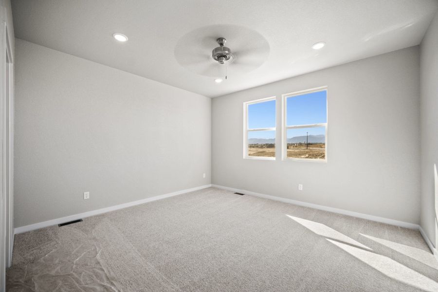 Representative unfurnished interior of a home built from the Lilac by View Homes in Aspen Ranch, Fountain (Image 37).
