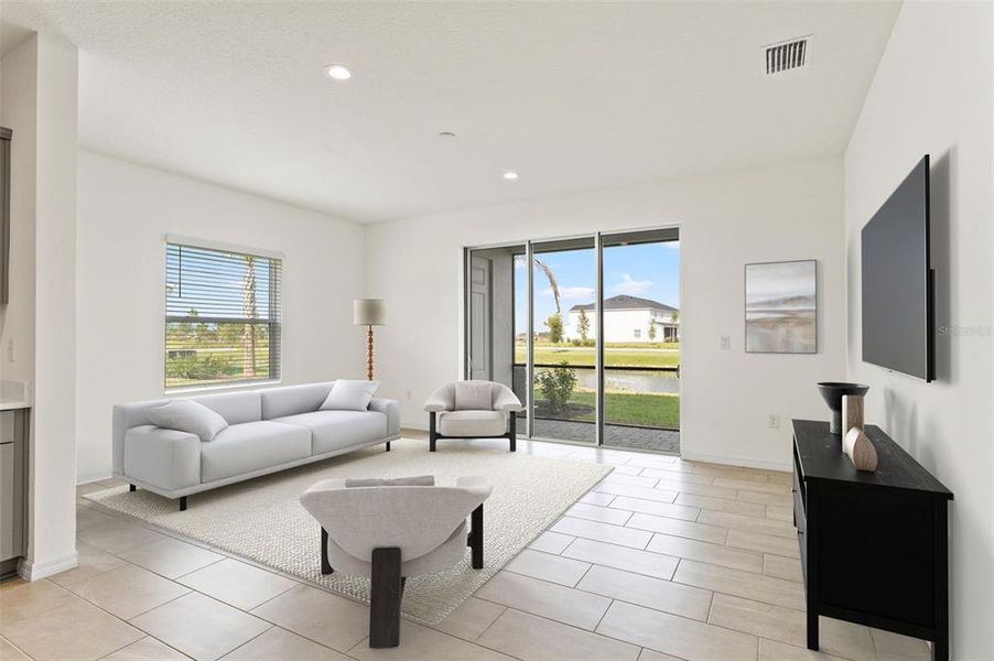 Furnished interior view inside a new home in , Bradenton (Image 13).