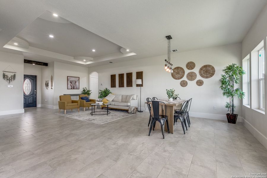 Furnished interior view inside a new home in , Atascosa (Image 14).