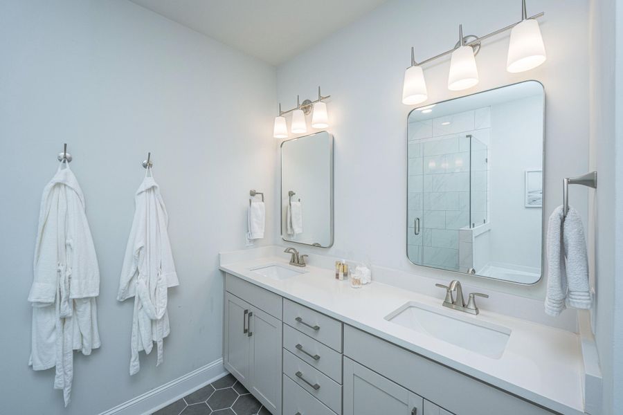 Furnished interior view inside a new home in , Awendaw (Image 9).