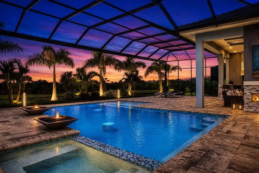 Exterior details and patio area of a home in , Bradenton (Image 3). Exterior details and patio area of a home in , Bradenton (Image 3).
