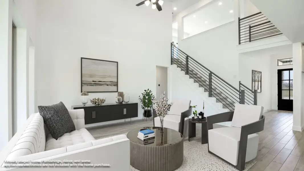 Furnished interior view inside a new home in Ladera, San Antonio (Image 3). Furnished interior view inside a new home in Ladera, San Antonio (Image 3).