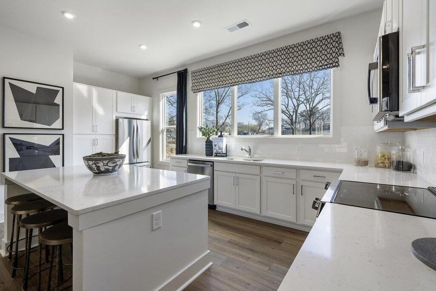 Furnished interior view inside a new home in , Atlanta (Image 5).