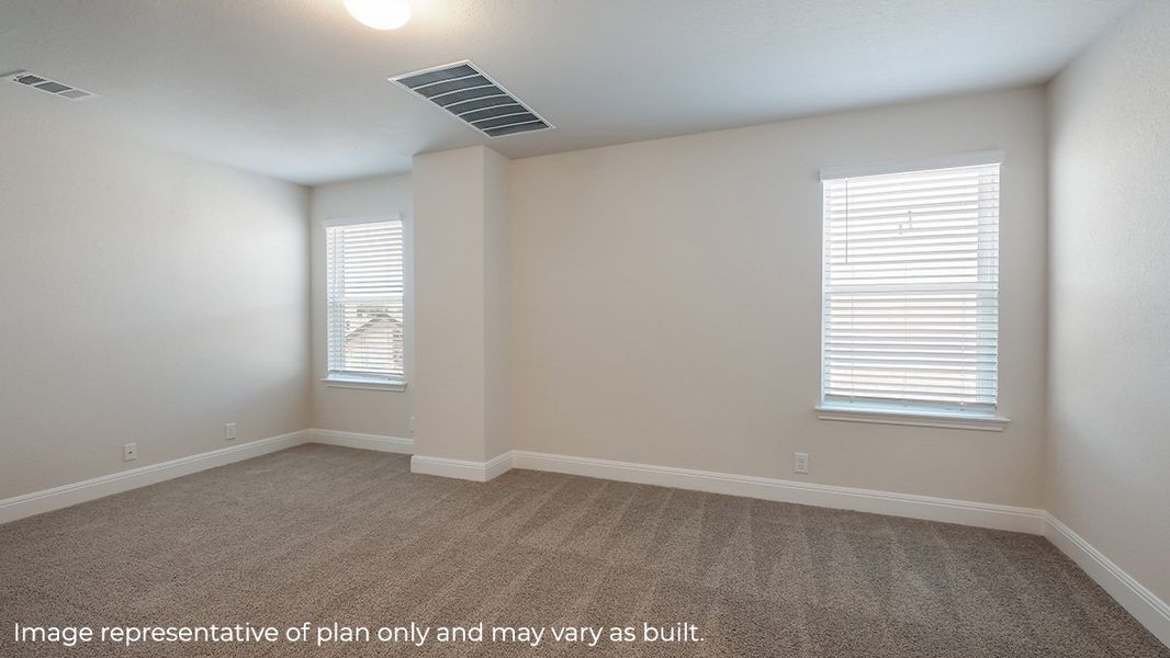 Representative unfurnished interior of a home built from the The Caspian by D.R. Horton in Steele Creek, Cibolo (Image 22).