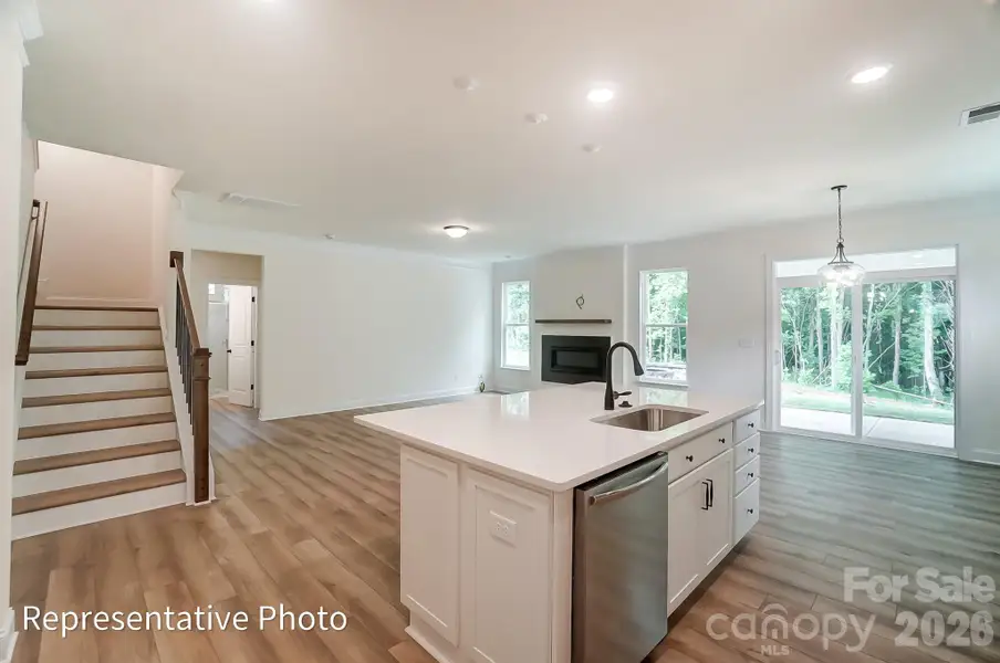 Furnished interior view inside a new home in Enclave at Riverdale, Huntersville (Image 4). Furnished interior view inside a new home in Enclave at Riverdale, Huntersville (Image 4).